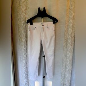 Pistola Womens White Ankle Cropped Skinny Jeans size 28